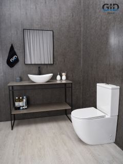 Раковина Gid N9133 51201 накладная белая 48x30.5x14.5